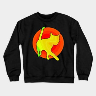 Color cat Crewneck Sweatshirt